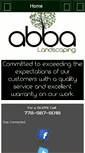 Mobile Screenshot of abbalandscaping.com